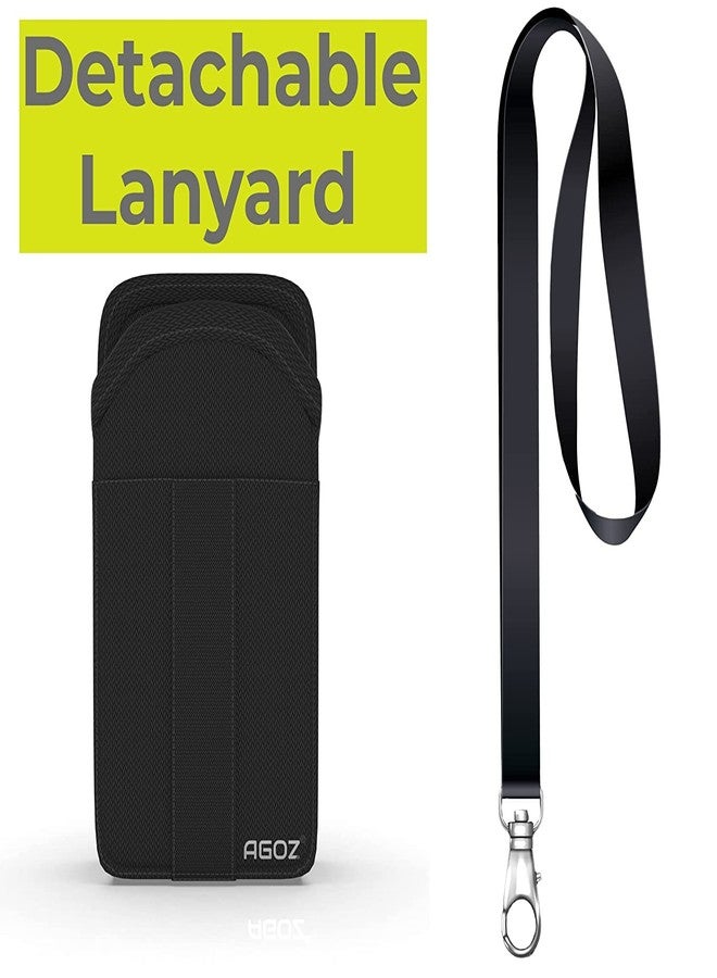 AGOZ Around The Neck Hanging Open Top Case w/Detachable Safety Lanyard Sling Compatible with Freestyle Libre 3 Reader,Freestyle Libre 2, Dexcom G6, CGM Glucose Monitor Case Cover, Insulin Pump Holder - Image 2